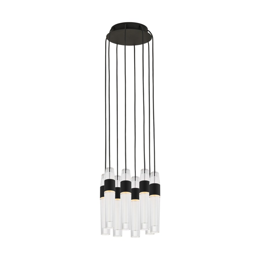 Visual Comfort Lassell 2 Light 11" Wide LED Crystal Chandelier - 2700K, 90 CRI, 3648 Lumens