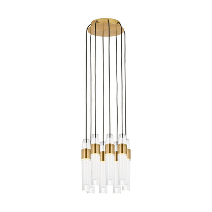 Visual Comfort Lassell 2 Light 11" Wide LED Crystal Chandelier - 2700K, 90 CRI, 3648 Lumens