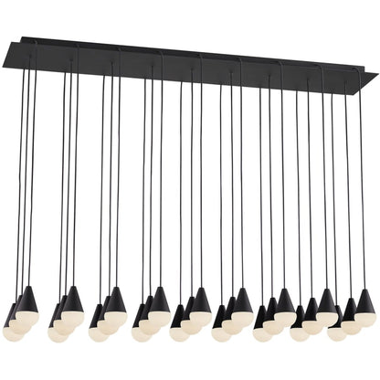 Visual Comfort Cupola 45" Wide Linear Chandelier
