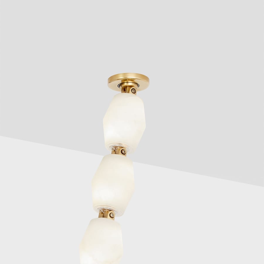Visual Comfort Collier 2" Wide Linear Chandelier