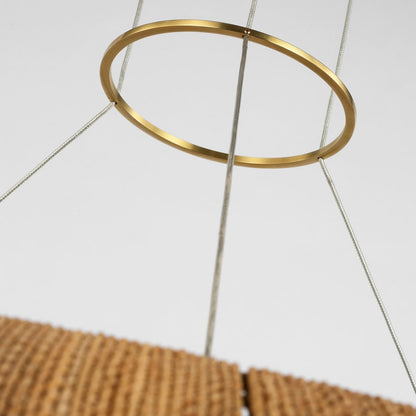 Visual Comfort Noa 51" Wide Ring Chandelier