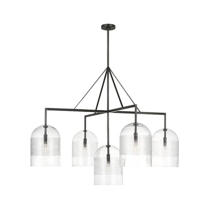 Visual Comfort Leano 5 Light 52" Wide Chandelier