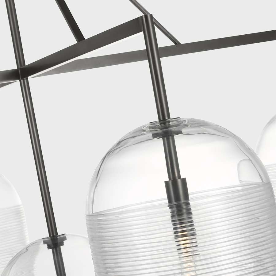 Visual Comfort Leano 5 Light 52" Wide Chandelier