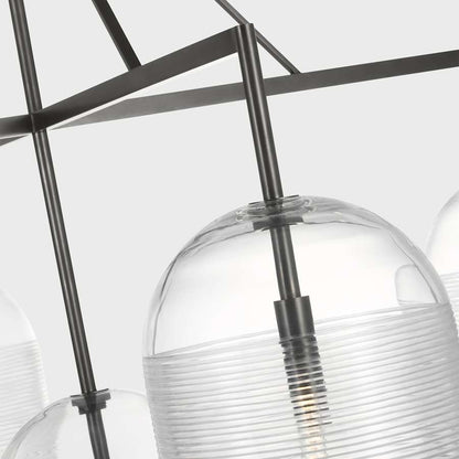 Visual Comfort Leano 5 Light 52" Wide Chandelier