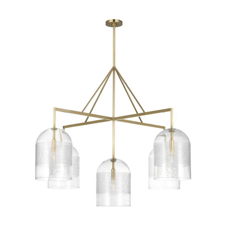 Visual Comfort Leano 5 Light 52" Wide Chandelier