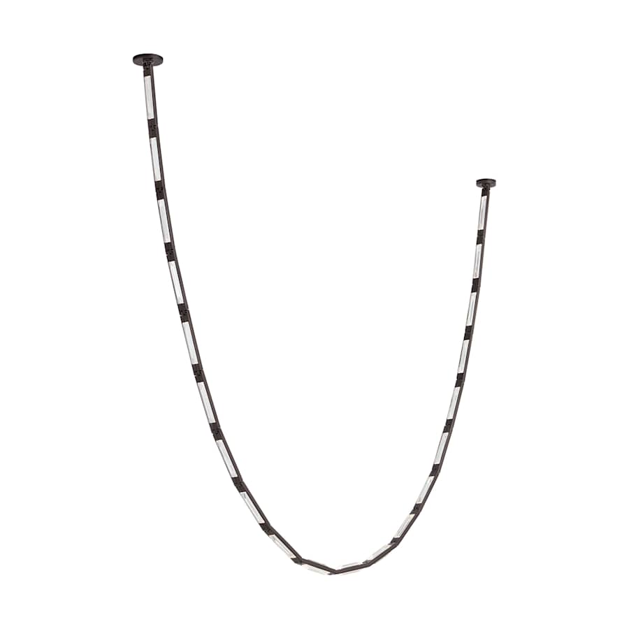 Visual Comfort Catena 20 Light LED Crystal Linear Pendant with 277V Remote Driver - 2700K