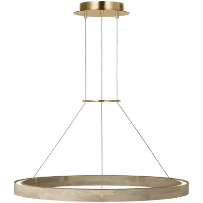 Visual Comfort Ashok 37" Wide LED Ring Chandelier