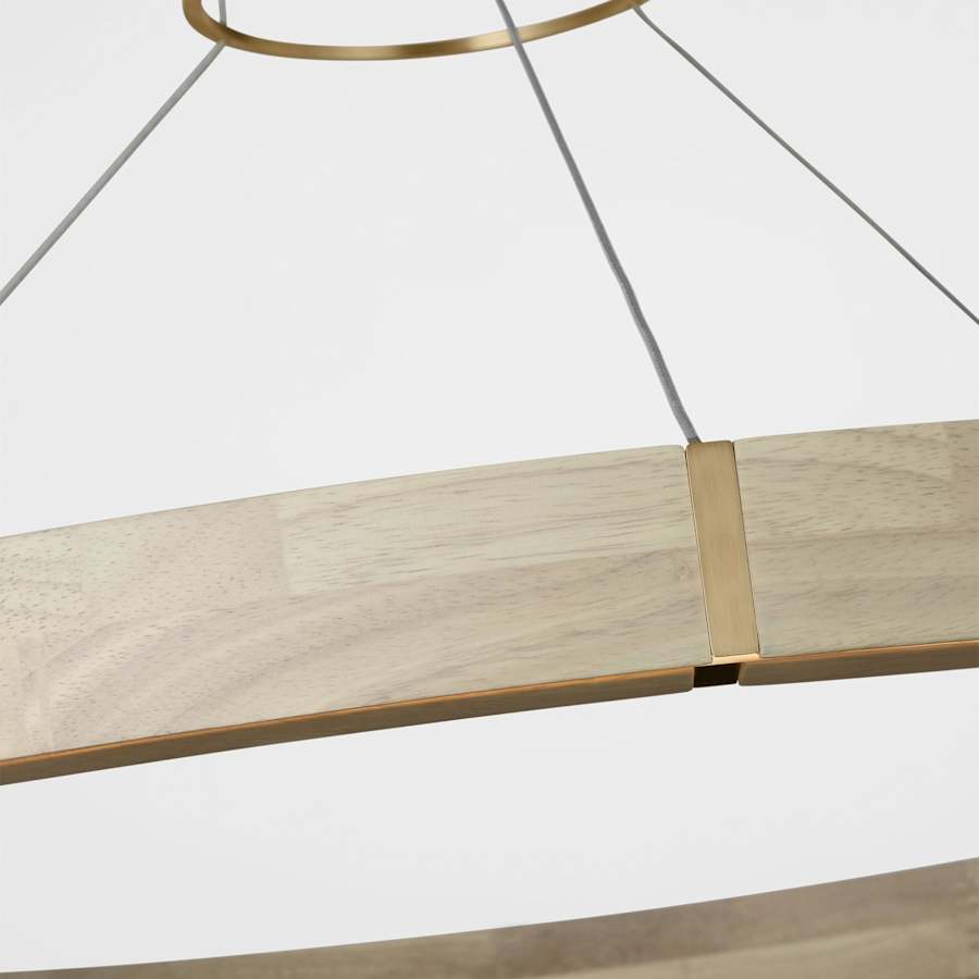 Visual Comfort Ashok 49" Wide LED Ring Chandelier