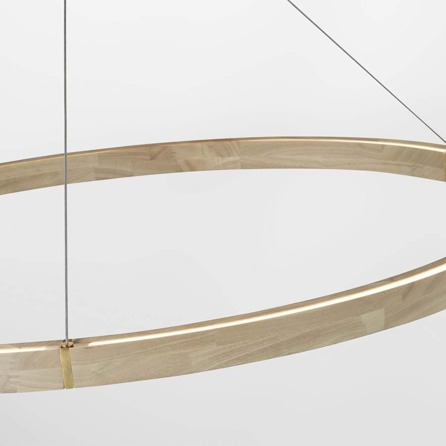 Visual Comfort Ashok 65" Wide LED Ring Chandelier