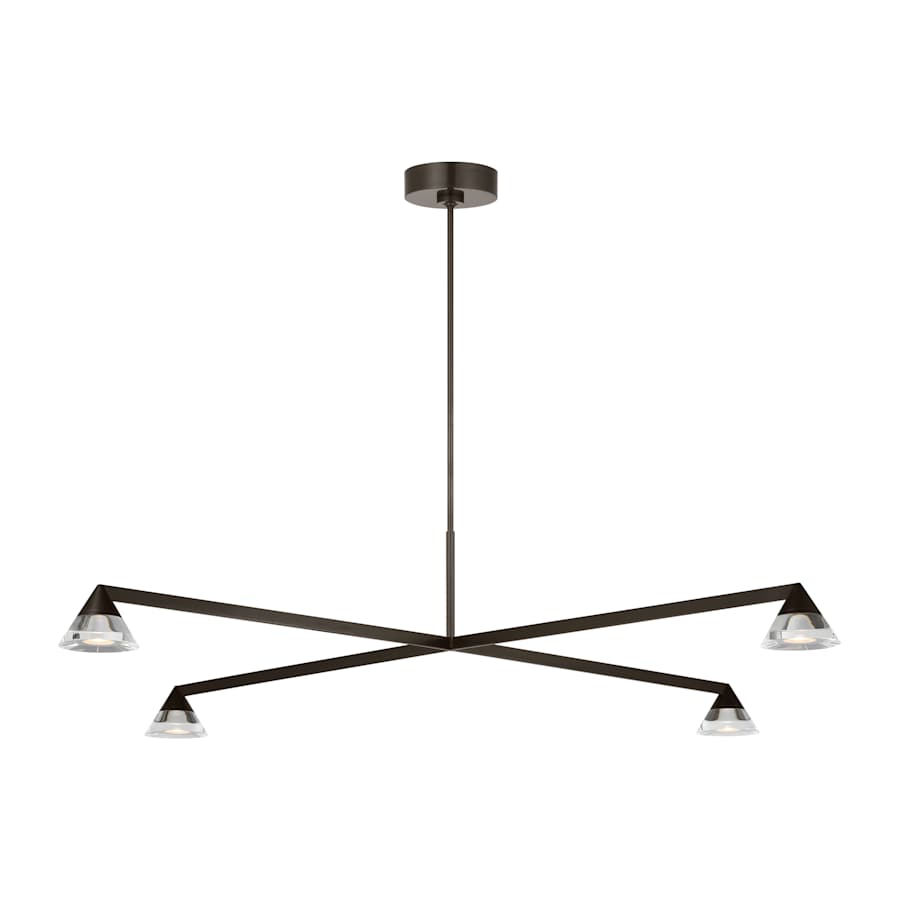 Visual Comfort Midrand 52" Wide LED Crystal Chandelier
