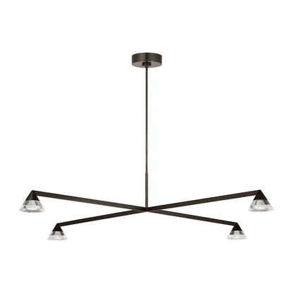 Visual Comfort Midrand 52" Wide LED Crystal Chandelier