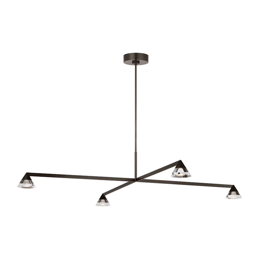 Visual Comfort Midrand 52" Wide LED Crystal Chandelier