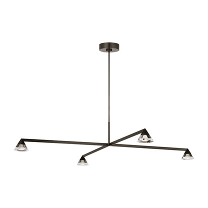 Visual Comfort Midrand 52" Wide LED Crystal Chandelier