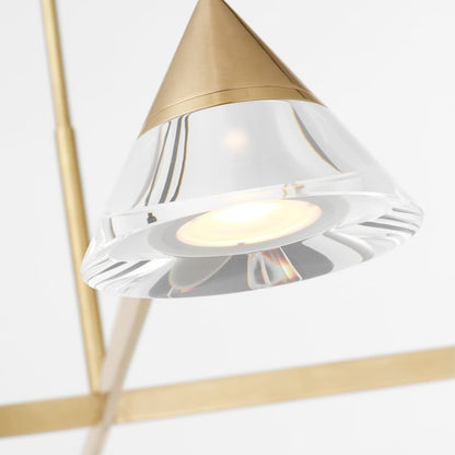 Visual Comfort Midrand 52" Wide LED Crystal Chandelier