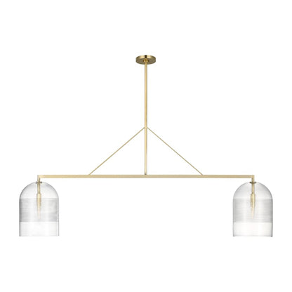 Visual Comfort Leano 2 Light 10" Wide Chandelier