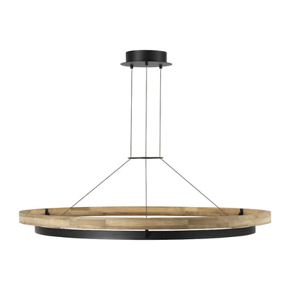 Visual Comfort Grace 48" Wide LED Ring Outdoor Chandelier