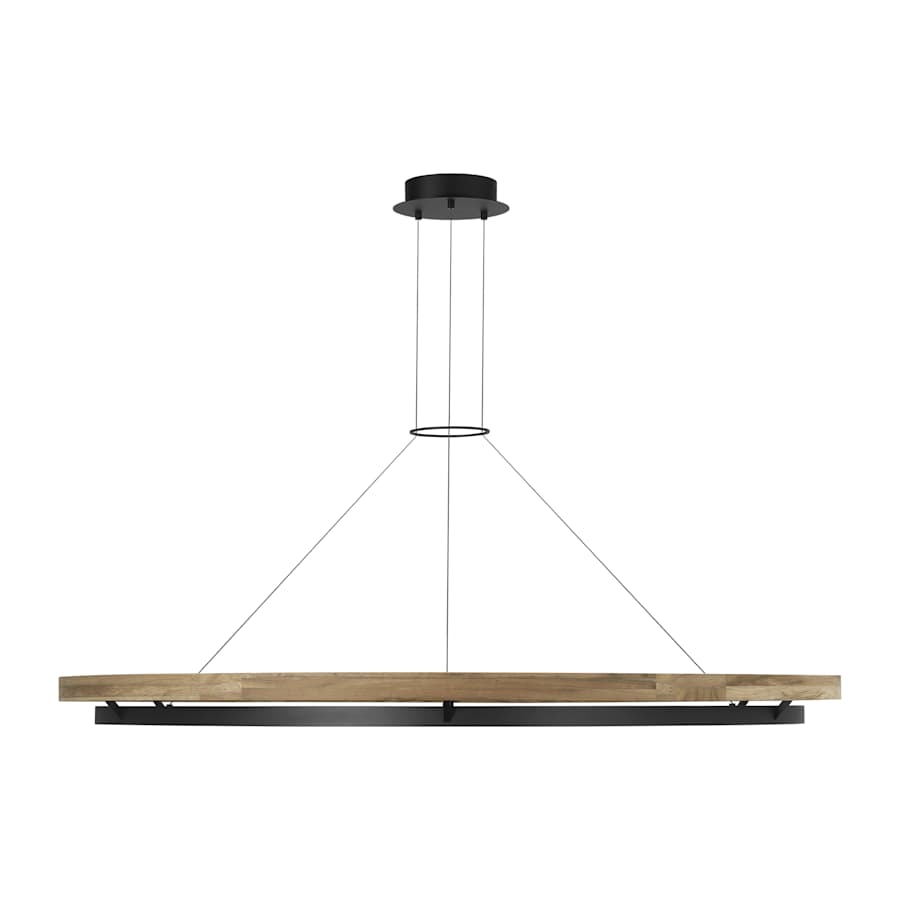Visual Comfort Grace 65" Wide LED Ring Outdoor Chandelier