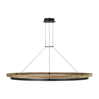 Visual Comfort Grace 65" Wide LED Ring Outdoor Chandelier