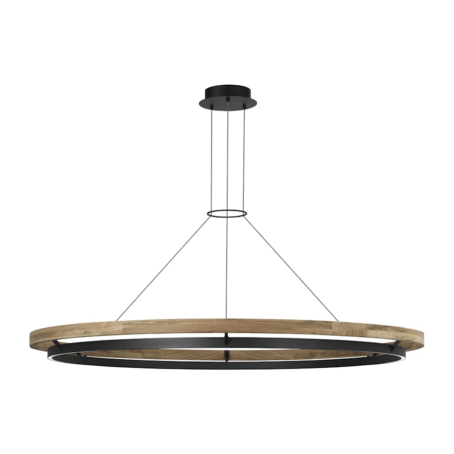 Visual Comfort Grace 65" Wide LED Ring Outdoor Chandelier