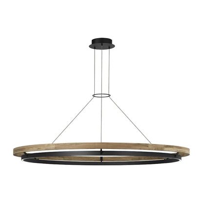 Visual Comfort Grace 65" Wide LED Ring Outdoor Chandelier