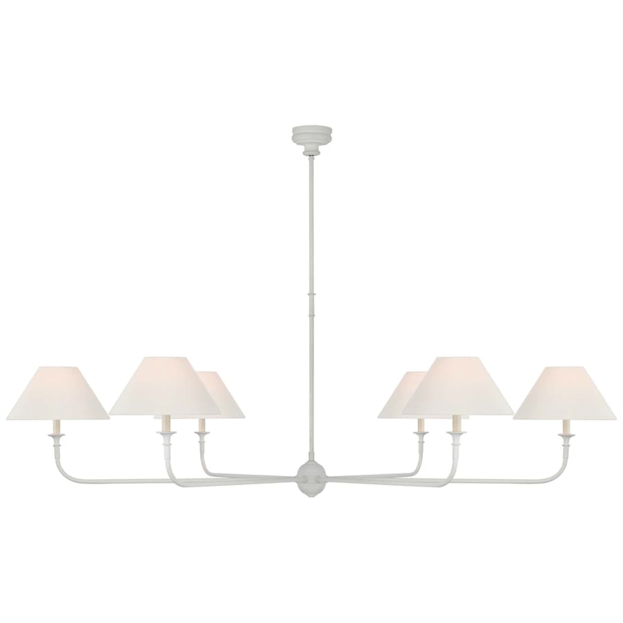 Visual Comfort Piaf 6 Light 72" Wide Chandelier