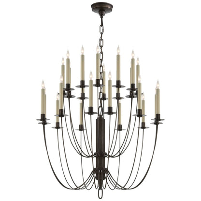 Visual Comfort Erika 28" Candle Style Chandelier by Thomas O'Brien