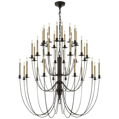 Visual Comfort Erika 39" Candle Style Chandelier by Thomas O'Brien