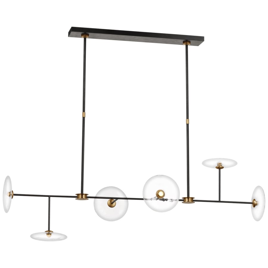 Visual Comfort Calvino 54" Wide LED Linear Chandelier