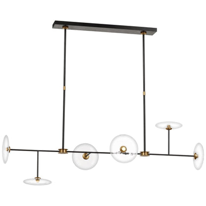 Visual Comfort Calvino 54" Wide LED Linear Chandelier