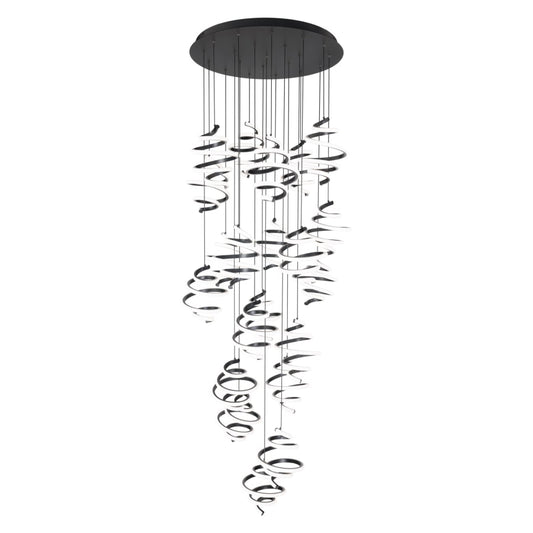 WAC Lighting Whirl 21 Light 26" Wide LED Abstract Multi Light Pendant