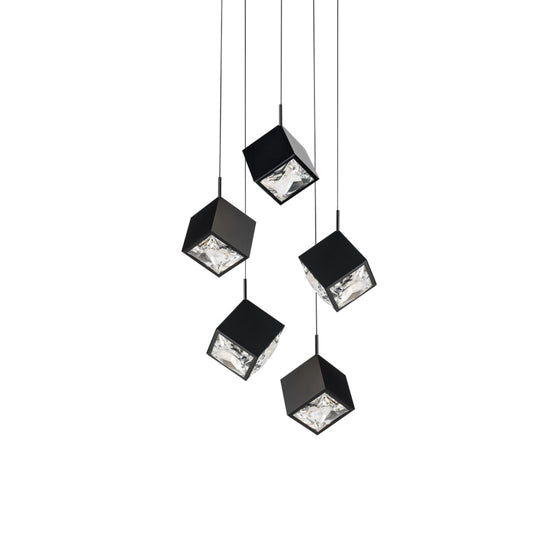 WAC Lighting Ice Cube 5 Light 19" Wide LED Multi Light Pendant