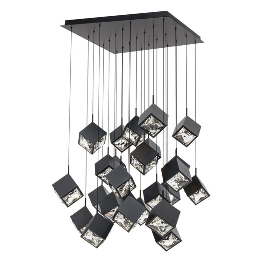 WAC Lighting Ice Cube 25 Light 32" Wide LED Multi Light Pendant
