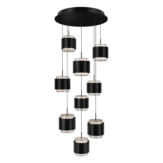 WAC Lighting Banded 17" Wide LED Multi Light Pendant