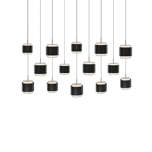 WAC Lighting Banded 42" Wide LED Multi Light Pendant