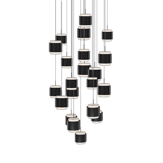 WAC Lighting Banded 26" Wide LED Multi Light Pendant