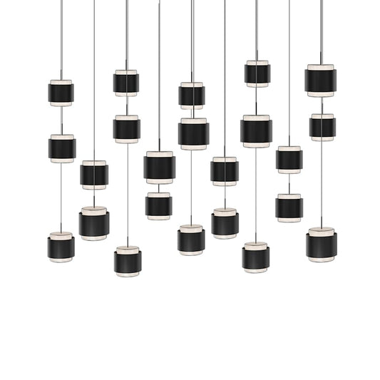 WAC Lighting Banded 42" Wide LED Multi Light Pendant