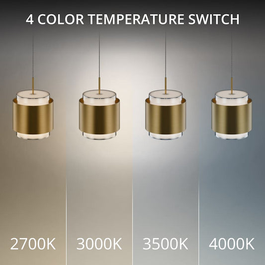 WAC Lighting Banded 28" Wide LED Multi Light Pendant
