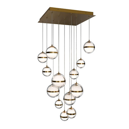 WAC Lighting Cyllindra 21" Wide LED Multi Light Pendant