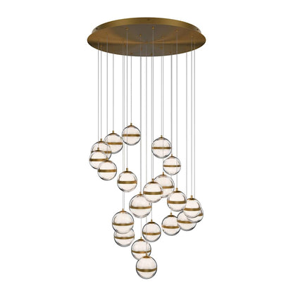WAC Lighting Cyllindra 6" Wide LED Multi Light Pendant
