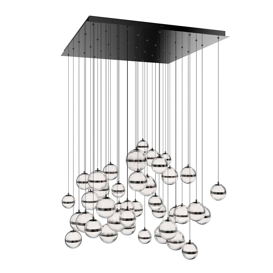 WAC Lighting Cyllindra 37" Wide LED Multi Light Pendant