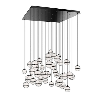 WAC Lighting Cyllindra 37" Wide LED Multi Light Pendant