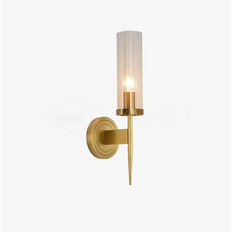 Alouette Wall Light ∅ 4.7″ x H 15.8″ / Dia 12cm x H 40cm / Brass Wall lamp