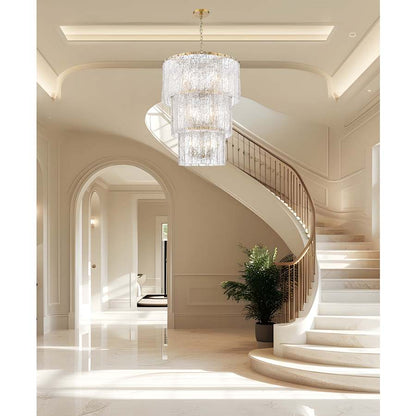 Z-Lite Glacier 12 Light 28" Wide Waterfall Chandelier