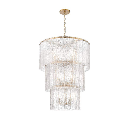 Z-Lite Glacier 12 Light 28" Wide Waterfall Chandelier