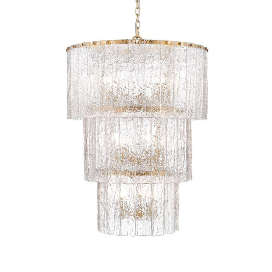 Z-Lite Glacier 12 Light 28" Wide Waterfall Chandelier