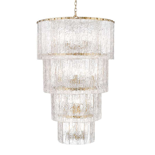 Z-Lite Glacier 18 Light 31" Wide Waterfall Chandelier