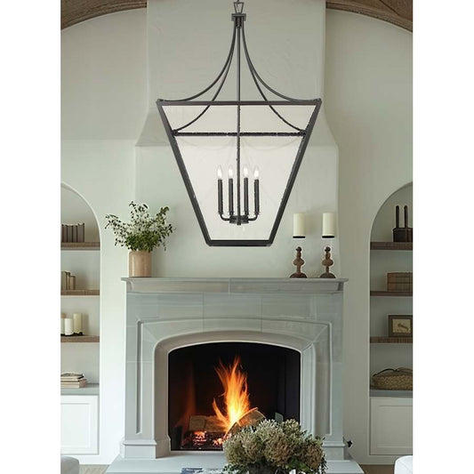Z-Lite Montalcino 8 Light 32" Wide Taper Candle Pendant