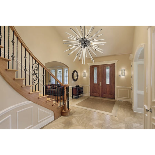 Z-Lite Burst 10 Light 42" Wide Crystal Sputnik Chandelier