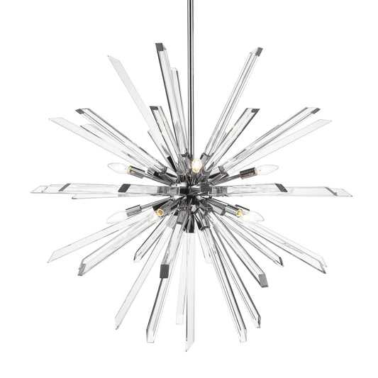 Z-Lite Burst 10 Light 42" Wide Crystal Sputnik Chandelier