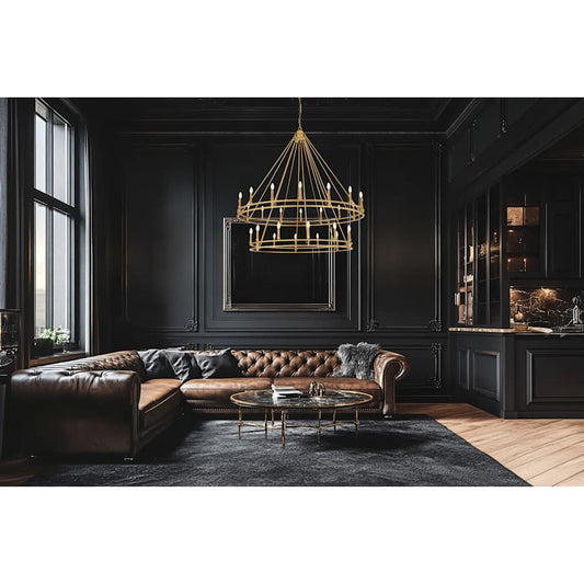 Z-Lite Dennison 28 Light 60" Wide Taper Candle Style Chandelier
